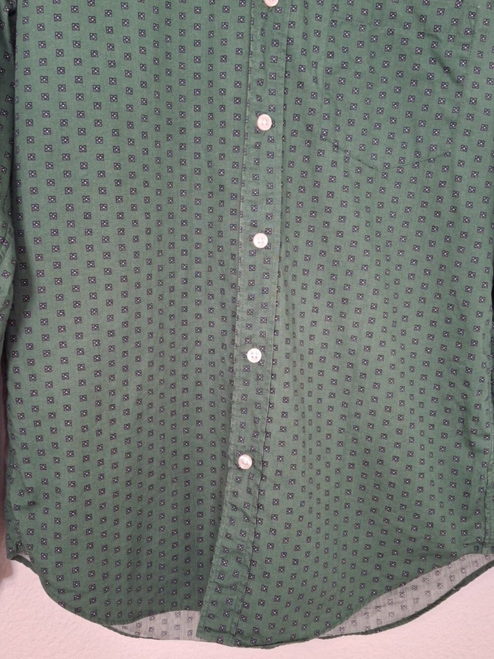 J Crew Mens Floral Shirt Button Down Sz S 100% Cotton Preppy Casual Normcore - Picture 5 of 15